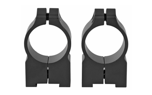 Warne Fixed Ring 1" High Black CZ 527 2B1M Matte Warne Fixed Ring 1" High Black CZ 527 2B1M Matte