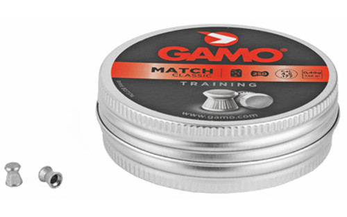 Gamo Match Pellets 177PEL Flat Nose Tin 250/Pack 6320024BT54
