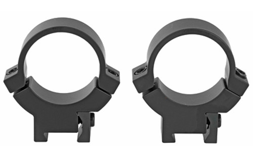 Warne 7.3 Series Permanent Ring 1" Med Black 721M Matte Warne 7.3 Series Permanent Ring 1" Med Black 721M Matte