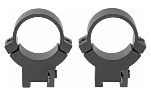 Warne 7.3 Series Permanent Ring 1" High Black 722M Matte Warne 7.3 Series Permanent Ring 1" High Black 722M Matte