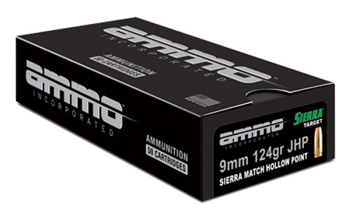 Ammo Inc Signature 9MM 124Gr Jacketed Hollow Point 50 1000 9124JHP-SRR50