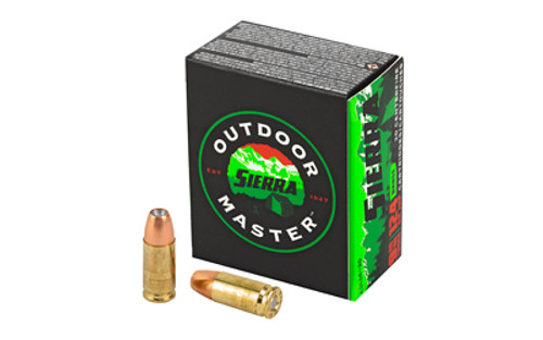 Sierra Bullets Outdoor Master 9MM 124Gr Jacketed Hollow Point 20 200 A8124--20