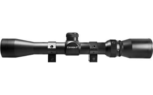 Barska Plinker-22 Rifle Scope 3-9X 32 30/30 Black 1" Mounting Rings, Battery and Lens Cloth 0.25 MOA AC10380 Matte