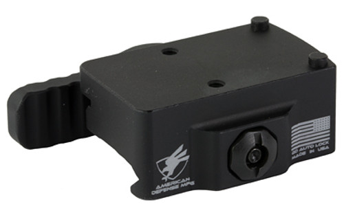 American Defense Mfg. Left Hand QD Lever Lightweight Mount Black Trijicon RMR AD-RMR-LW-L-STD