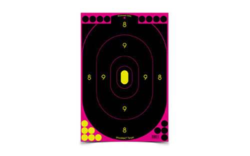 Birchwood Casey Shoot-N-C Target 12"x18" Pink 5 Targets BC-34635