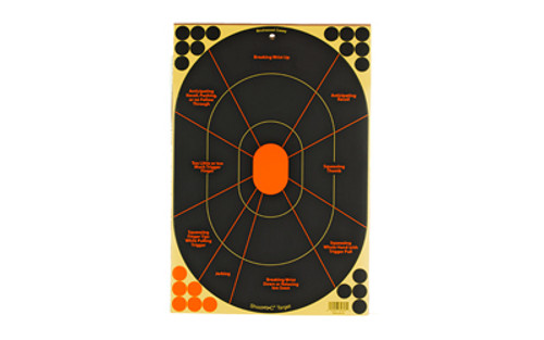 Birchwood Casey Shoot-N-C Target 12"X18" Handgun Trainer 5 BC-34655
