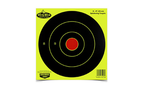 Birchwood Casey Dirty Bird Target 8" 1" 2" 3" 5.5" 8" 8 Targets BC-35908