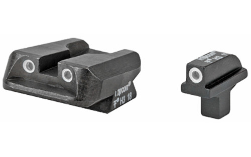Trijicon Bright & Tough Tritium Sight 1911 Government/Commander Green 3 Dot, Novak Rear CA26-600170 Trijicon Bright & Tough Tritium Sight 1911 Government/Commander Green 3 Dot, Novak Rear CA26-600170