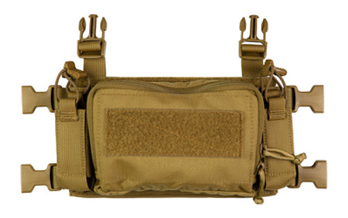 Haley Strategic Partners D3CRM Micro Chest Rig Chest Rig Coyote D3CRM-1-1-COY Nylon