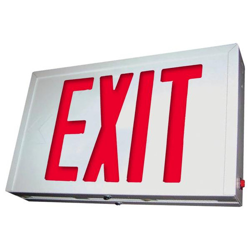 Barron Lighting Group 700U-WB-WH-G2 700U Series Universal Single or Double-face Steel LED EXIT Sign