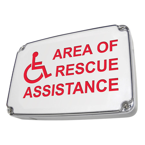 Barron Lighting Group VEX-WP-1-LB-WH-SS163 VEX-WP Specialty Signage Weatherproof Thermoplastic Series