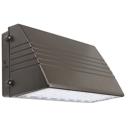 Barron Lighting Group E110X-90-VS-4K-BR-SC E110X Series Architectural LED Trapezoid Wallpack