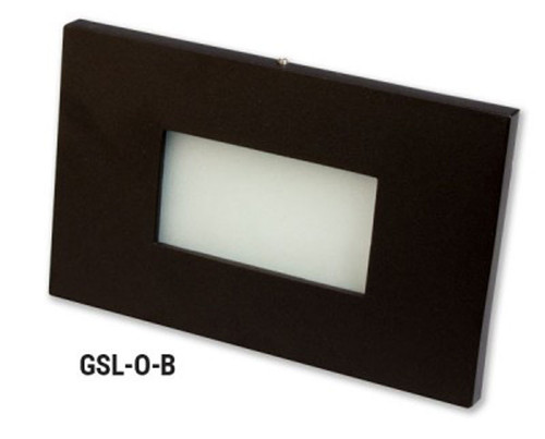 GM Lighting GSL-O-B 120V LED Step Light Horizontal / Vertical Trim