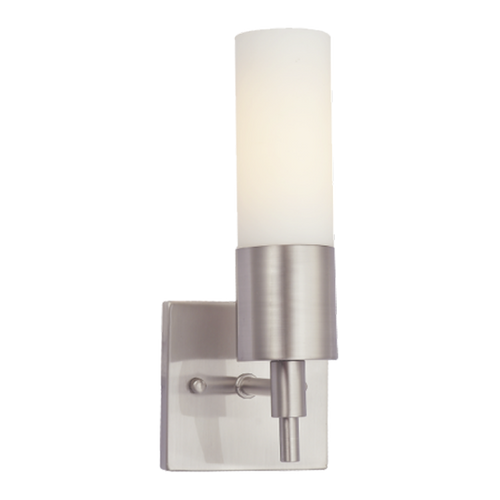 ASL Lighting TLT Satin White Glass Indoor Sconce/Mini Pendant LED Lamp Glass Shade Bars