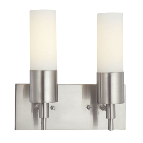 ASL Lighting TLT2 Satin White Glass Indoor Sconce/Mini Pendant LED Lamp Glass Shade Bars