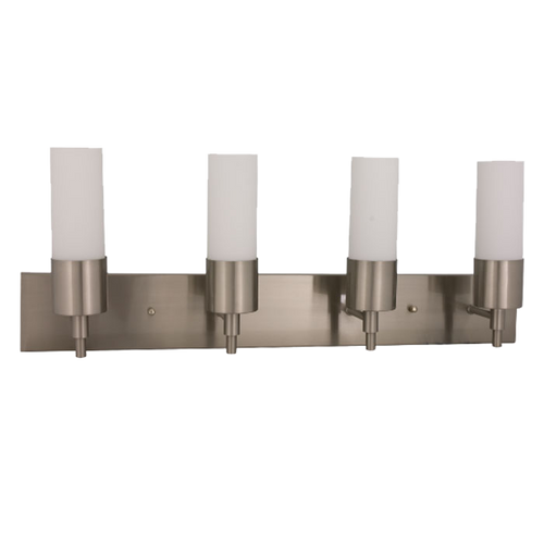 ASL Lighting TLT4 Satin White Glass Indoor Sconce/Mini Pendant LED Lamp Glass Shade Bars