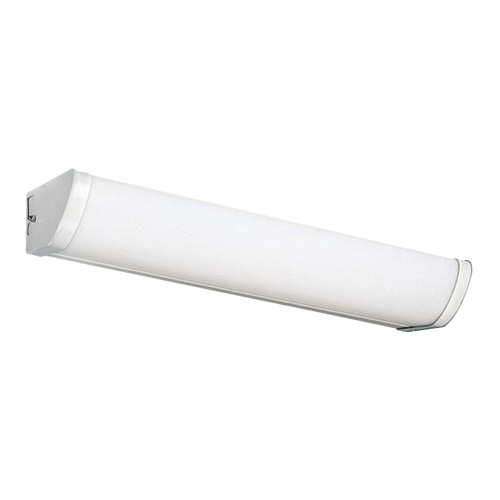 ASL Lighting VASR Ribbed White Acrylic Indoor Over Bed & Vanity Utility - Undercabinet - Task