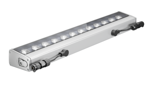 The Smart Lighting Company HB40SP Exterior High-Performance Graze, Wall wash, Cove with Adjustable optical board.