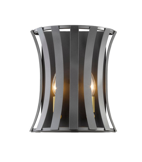 Z-lite 446-2S-BZGD Bronze Gold Geist Wall Sconce
