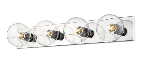 Z-lite 455-4V-CH Chrome Marquee Wall Sconce