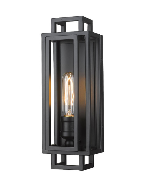 Z-lite 454-1S-MB Matte Black Titania Wall Sconce