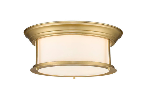 Z-lite 2011F16-HBR Heritage Brass Sonna Flush Mount