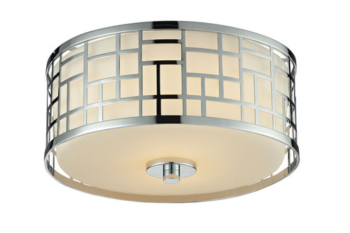 Z-lite 328F12-CH Chrome Elea Flush Mount