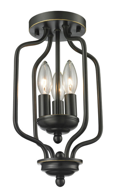 Z-lite 414-14 Olde Bronze Cardinal Flush Mount