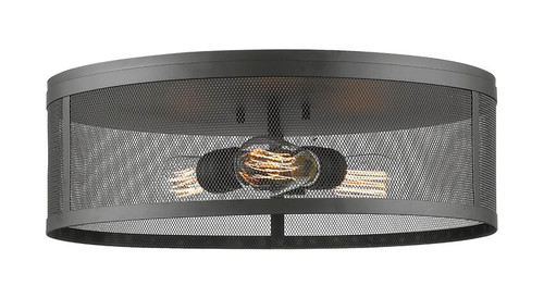 Z-lite 331F18-BRZ Bronze Meshsmith Flush Mount