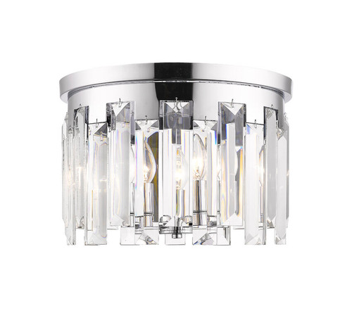 Z-lite 6009F15CH Chrome Cormac Flush Mount