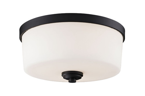 Z-lite 220F3 Bronze Arlington Flush Mount