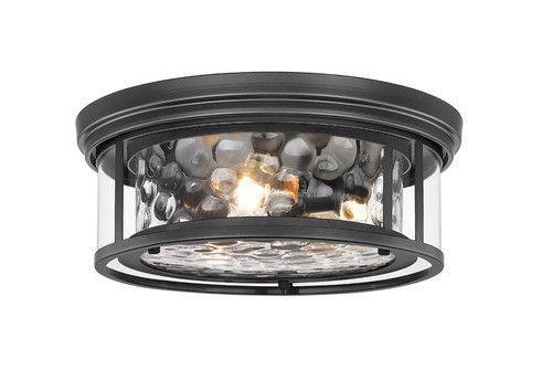 Z-lite 493F3-MB Matte Black Clarion Flush Mount