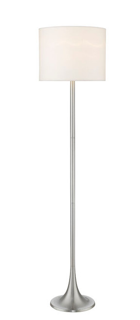 Z-lite FL1002 Brushed Nickel Portable Lamps Floor Lamp Z-lite FL1002 Brushed Nickel Portable Lamps Floor Lamp