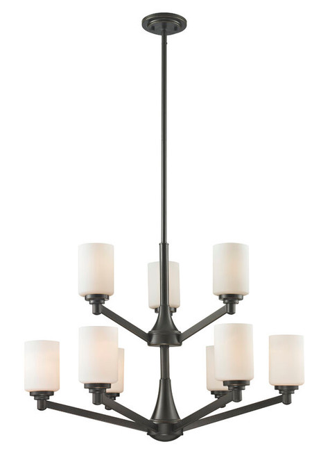 Z-lite 411-9 Coppery Bronze Montego Chandelier