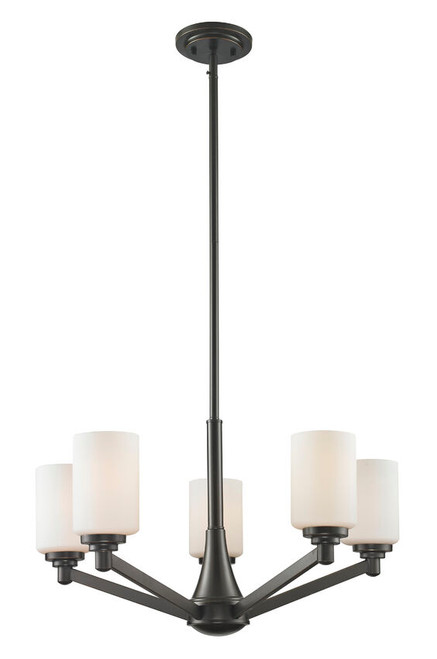 Z-lite 411-5 Coppery Bronze Montego Chandelier