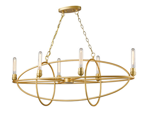 Z-lite 3000-6SG Satin Gold Persis Chandelier