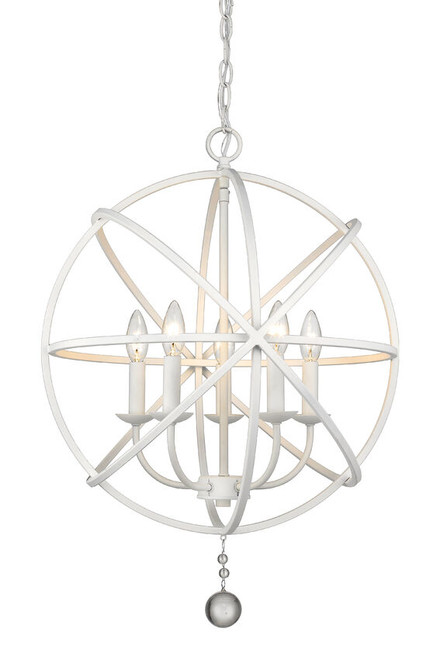 Z-lite 458-20MW Matte White Tull Chandelier