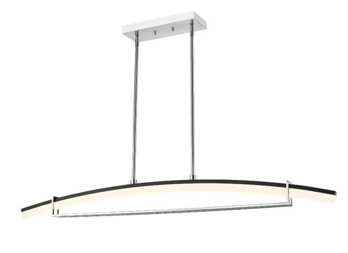 Z-lite 620-56-CH-LED Chrome Arc Chandelier