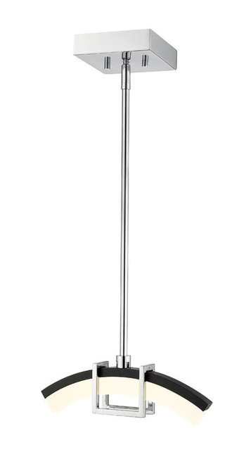 Z-lite 620-12L-CH-LED Chrome Arc Chandelier