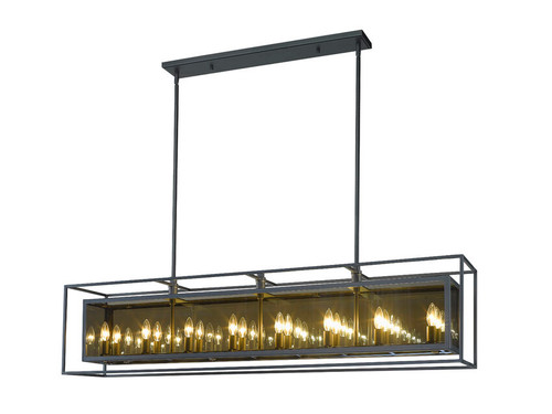 Z-lite 802-56L-MC Misty Charcoal Infinity Chandelier