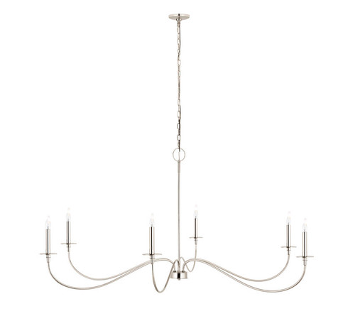 Z-lite 2301-63PN Polished Nickel Arrington Chandelier
