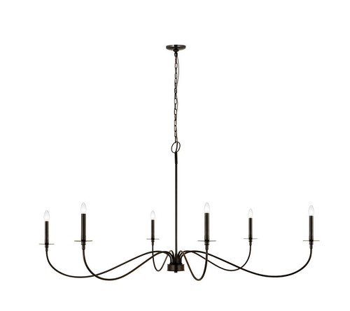 Z-lite 2301-63MB Matte Black Arrington Chandelier