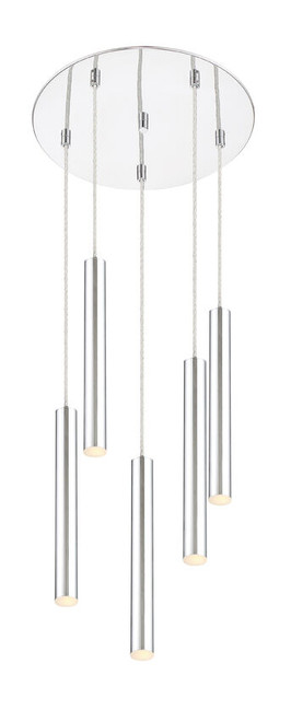 Z-lite 917MP12-CH-LED-5RCH Chrome Forest Chandelier