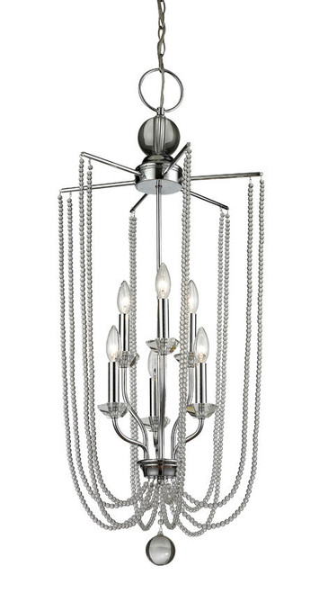 Z-lite 429-6C-CH Chrome Serenade Pendant