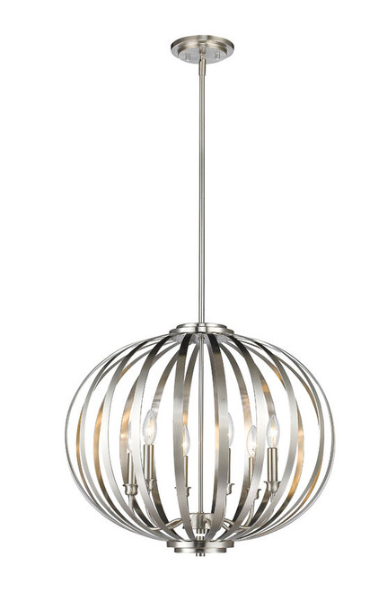 Z-lite 438-24BN Brushed Nickel Moundou Pendant