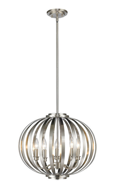 Z-lite 438-20BN Brushed Nickel Moundou Pendant