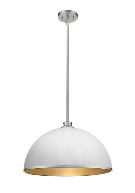 Z-lite 1930P20-HWH+BN Brushed Nickel Citadel Pendant