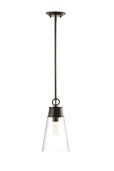 Z-lite 2300P8-MB Matte Black Wentworth Pendant