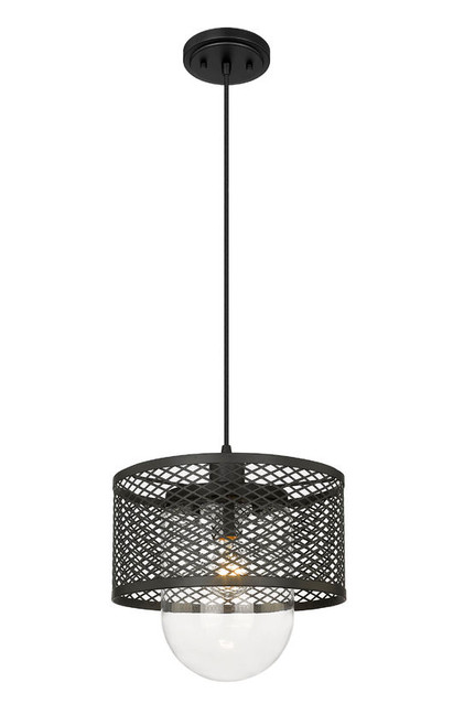 Z-lite 3037P11-MB Matte Black Kipton Pendant