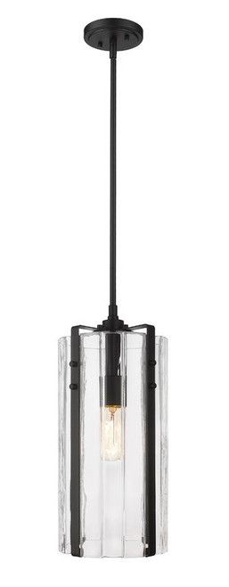 Z-lite 3036P8-MB Matte Black Alverton Pendant